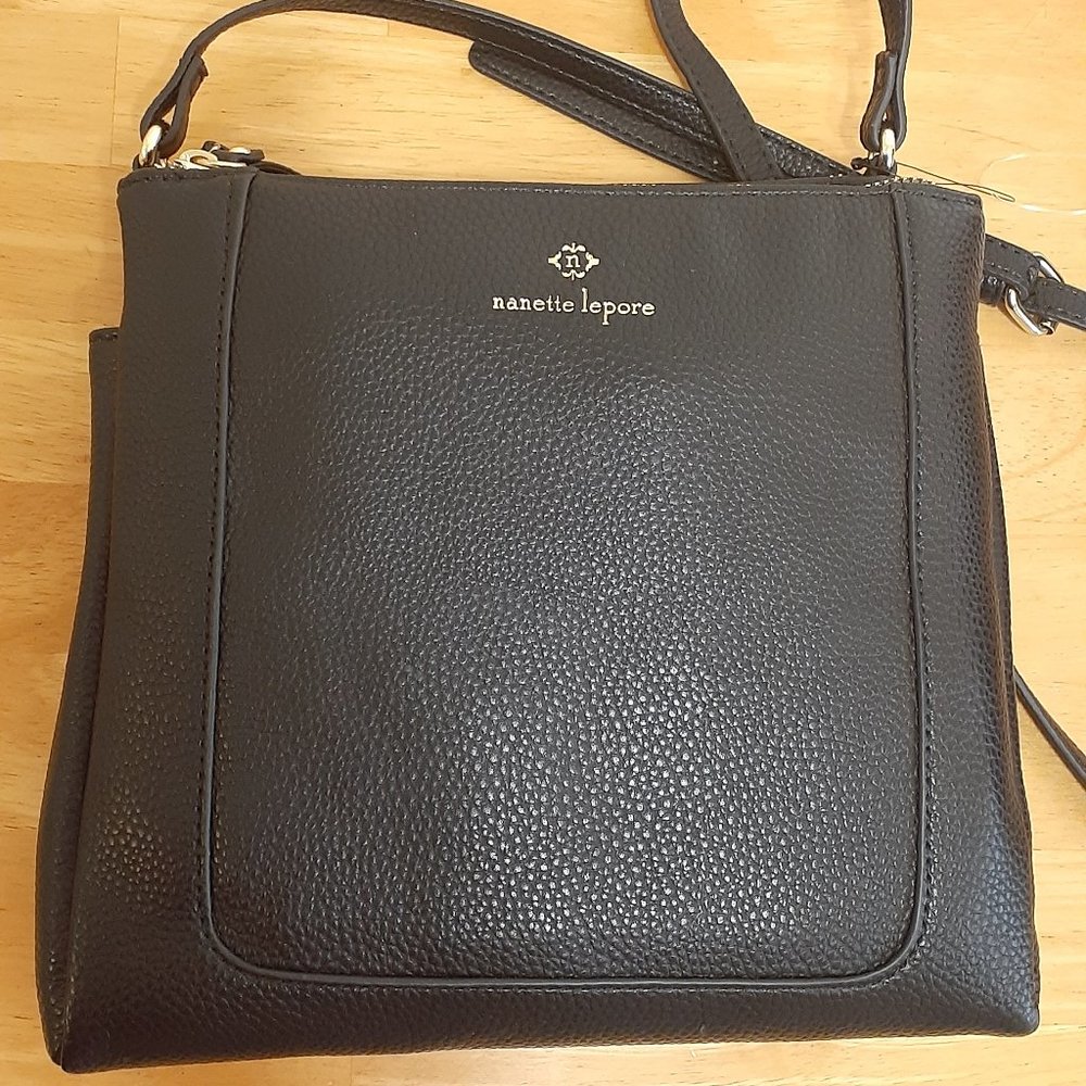 Nanette Lepore Double Zip Crossbody Bag